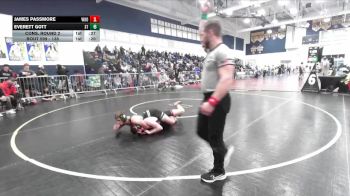 138 lbs Cons. Round 2 - Everett Gott, South Torrance vs James Passmore, Woodbridge