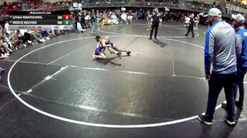 65 lbs Champ. Round 3 - Reece Becker, Blair Wrestling Club vs Liyah Kratochvil, Seward Wrestling Club