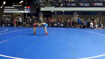 78 lbs Champ. Rd Of 32 - Blake Wood, Team Indiana vs Woodrow Cipolla, Cory Clark Wrestling