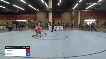 127 lbs 5th Place - Juliet Salazar, California Grapplers vs Bailey Chafin, Sweet Home Mat Club