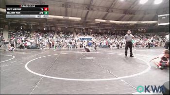 52 lbs Round Of 16 - Jace Wright, Tuttle Wrestling vs Elliott Fox, Locust Grove Youth Wrestling