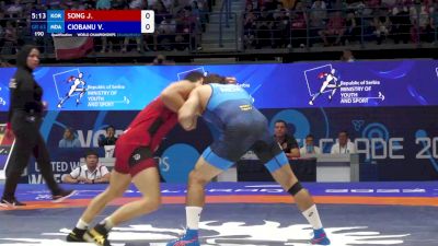 63 kg Qualif. - Jinseub Song, Korea vs Victor Ciobanu, Moldova