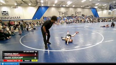 50 lbs Quarterfinal - Magnus Trout, Wasatch Wrestling Club vs Mavrik Mckeachnie, Champions Wrestling Club