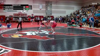 172 lbs Quarterfinal - Lucas Fuhr, Redwood Valley vs Zeke Olson, Wabasso