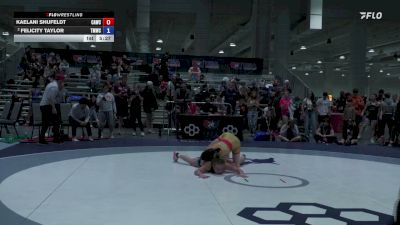50 kg Cons. Semis - Kaelani Shufeldt, Cardinal WC vs Felicity Taylor, Titan Mercury Wrestling Club (TMWC)