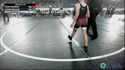 64 lbs Round Of 32 - Wyatt Goodson, Powerhouse vs Colton England, Pocola Youth Wrestling