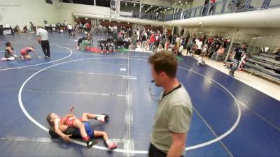 60-61 lbs Round 3 - Braelynn Mancilla, Ravage Wrestling Club vs Skylar Leber, Devils Wrestling