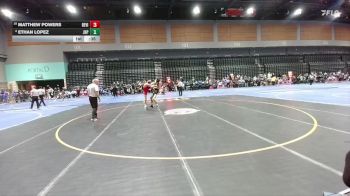132 lbs Cons. Round 4 - Matthew Powers, Bella Vista vs Ethan Lopez, Pitman