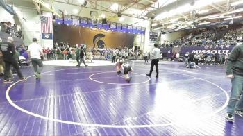 150 lbs Cons. Round 1 - Saul Hulling, Stevensville vs Wyatt Parker, Bozeman