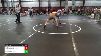 160 lbs Final - Matty Shumaker, Methacton vs Greyson Catlow-Sidler, William Penn Charter