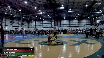 113 lbs Round 4 (6 Team) - Evan Durand, HEADHUNTERS vs Lucas Gardner, CAROLINA ELITE WRESTLING CLUB