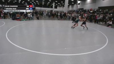 130 lbs Champ. Rd Of 64 - Chloe Chaisson, Surfside X Wrestling vs Arianna Ruiz, Golden Bears Wrestling Club