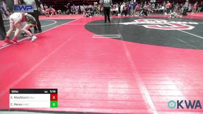 85 lbs Semifinal - Ezekiel Mashburn, Collinsville Cardinal Youth Wrestling vs Carsten Reiss, Keystone Kids Wrestling Club