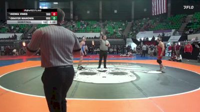 7A 157 lbs Semifinal - Kiowa Vines, Thompson HS vs Grayer Manown, Vestavia Hills