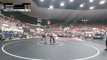 165 lbs 5th Place Match - Zane Aikin, Frontenac HS vs Bodhi Shay, Paola HS