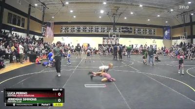 53 lbs Round 1 - Luca Perino, Eastside Youth Wrestling vs Jeremiah Simmons, Panther Club
