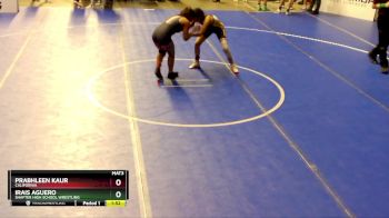 117 lbs Quarterfinal - Prabhleen Kaur, California vs Irais Aguero, Shafter High School Wrestling