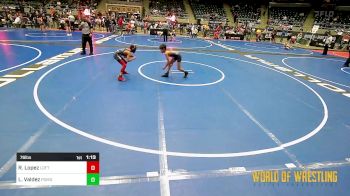 76 lbs Round Of 16 - Roman Lopez, LoftonStyle Wrestling vs Lincoln Valdez, Pomona Elite