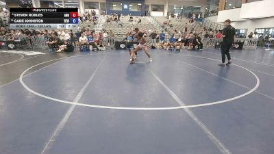 150 lbs Cons. Semis - Steven Robles, Aces Wrestling Academy vs Cade Johnston, Revival
