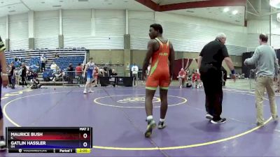 144 lbs Cons. Round 4 - Maurice Bush, IL vs Gatlin Hassler, OH