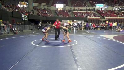 122 lbs 1st Place Match - Trinity Stoner, Bearcats Wrestling Club Helena vs Alexius Harms, Miles City Wrestling Club