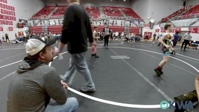 67 lbs 3rd Place - Robert Frey, Norman Grappling Club vs Gunner Leverich, Cushing