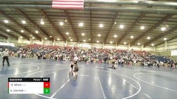 75 lbs Quarterfinal - Oliver White, Champions Wrestling Club vs Kyle Hatchell, Wasatch Wrestling Club