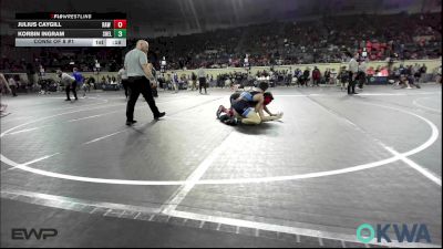 140 lbs Consi Of 8 #2 - Eli Phillips, Grove Takedown Club vs Gabe Mattox, Salina Wrestling Club