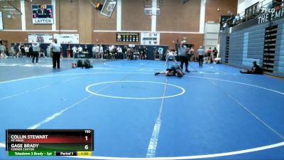 190 lbs Quarterfinal - Collin Stewart, Mt Ridge vs Gage Brady, Corner Canyon