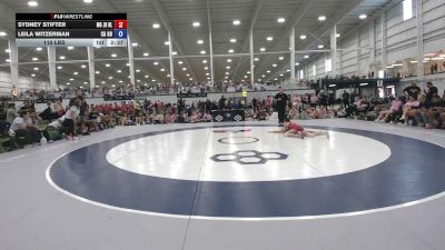 115 lbs Sydney Stifter, Missouri Blue vs Leila Witzerman, California Gold