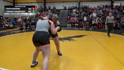 190 lbs Quarterfinal - Taryn Boehmer, Mason City vs Chelsea Vanderleest, Newton