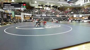 125 lbs Champ. Round 1 - Josie Bell, Hoxie HS vs Briley Cannon, Council Grove Hs