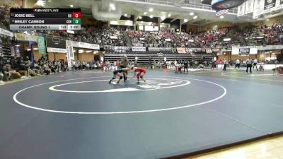 125 lbs Champ. Round 1 - Josie Bell, Hoxie HS vs Briley Cannon, Council Grove Hs