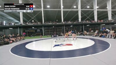 190 lbs Jenna Patzer, California Gold vs Kaylee Thompson, Kansas