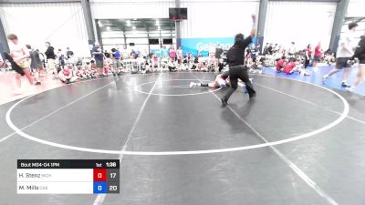 50 kg Rr Rnd 4 - Haley Stenz, Michigan Rev Yellow vs McKinzee Mills, Charlie's Angels-Black