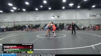 225 lbs Placement Matches (8 Team) - Alysse Phillips, California vs Eliana Bommarito, Michigan Blue