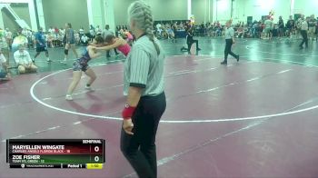 125 lbs Semis & Wb (16 Team) - Zoe Fisher, Team STL Green vs Maryellen Wingate, Charlies Angels Florida Black