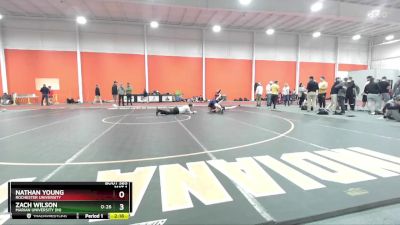 149 lbs Cons. Round 5 - Nathan Young, Rochester University vs Zach Wilson, Marian University (IN)