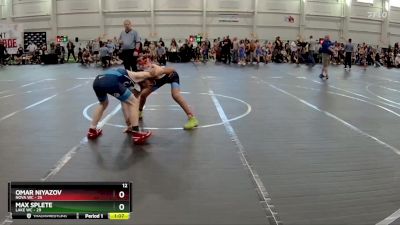 115 lbs Round 1 (10 Team) - Omar Niyazov, NOVA WC vs Max Splete, Lake WC