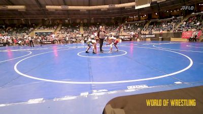 125 lbs Round Of 64 - Israel Borge, BullTrained vs Tristen Dood, Ares Wrestling Club