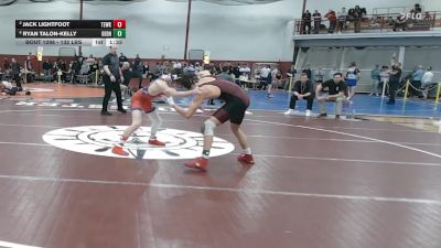 132 lbs Semifinal - Jack Lightfoot, Tewksbury vs Ryan Talon-Kelly, Dedham