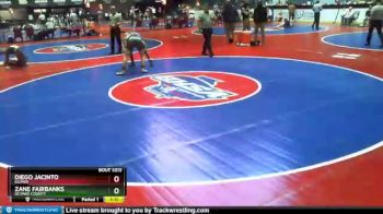 3 lbs Semifinal - Zane Fairbanks, Oconee County vs Diego Jacinto, Gilmer