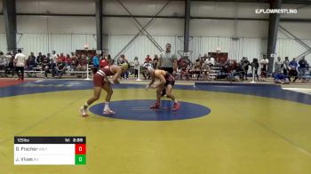 125 lbs Consi Of 16 #1 - Greg Fischer, Wesleyan vs Julien Vivas, Rhode Island College