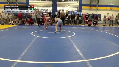 152 lbs Consy 5 - Ezra Swisher, Bellefonte vs William Sakoutis, Christian Brothers Acad.-NJ