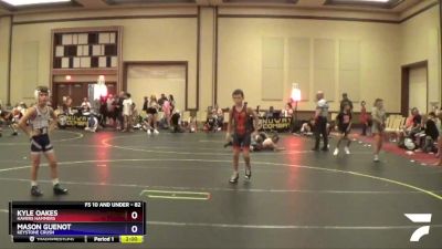 82 lbs Cons. Round 2 - Kyle Oakes, Havers Hammers vs Mason Guenot, Keystone Crush