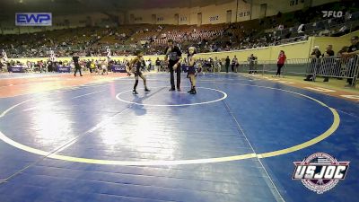 49 lbs Consi Of 8 #1 - Sailor Roberts, Wesley Wrestling Club vs Orlando Hernandez, Lone Grove Takedown Club