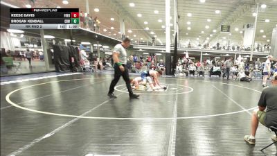 134 lbs Rr Rnd 2 - Reese Davis, FredRo & Co vs Brogan Kendall, Central Bucks West - HS
