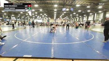 120 lbs Rr Rnd 1 - Lukas Smith, All-American Wrestling Club HS vs Nathan Lyttle, Team Shutt Penguin