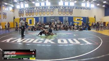 175 lbs Round 1 (8 Team) - Javier Lopez, Funky Monkey vs Julian Dailey, Greasers