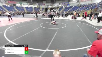 61 lbs Consi Of 8 #2 - Jaxson Long, Team Grand Valley Elite vs Jordan Green, Torrington WC